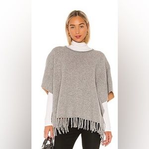 SWTR double sided fringed Poncho